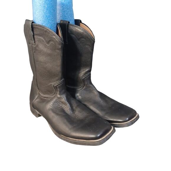 Justin Black Boots Square Toe11EE  3909 main image 10